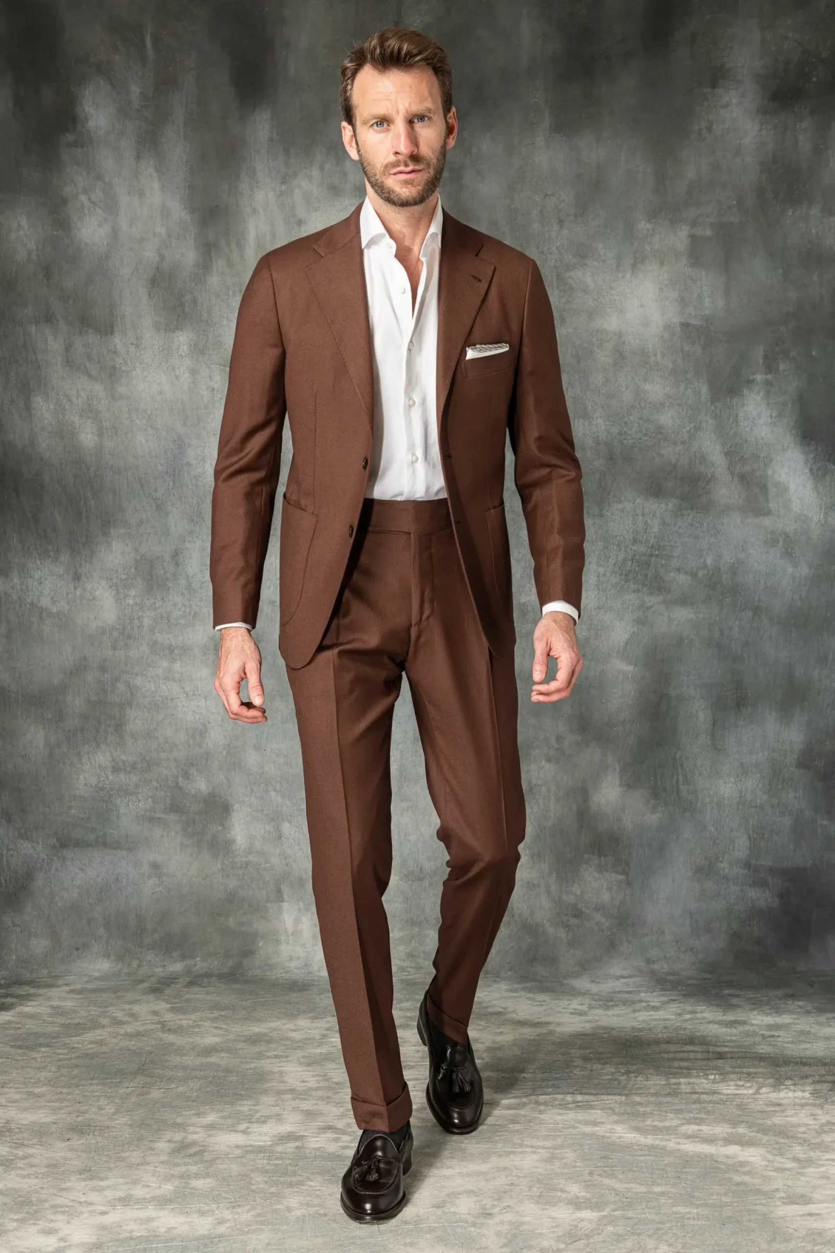 Pini Parma White Cashmere And Cotton Shirt - Made In Italy Hot