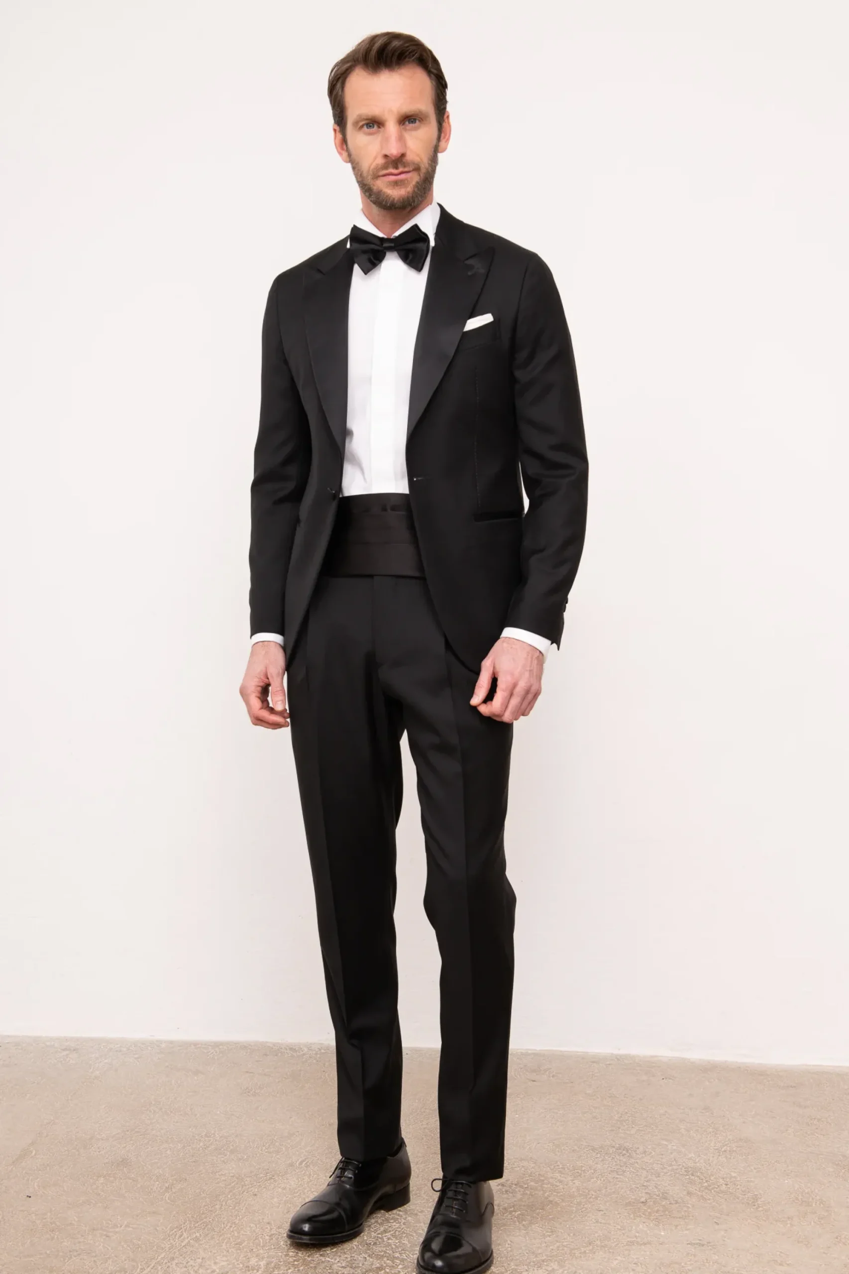 Pini Parma White Tuxedo Shirt - Made In Italy Hot